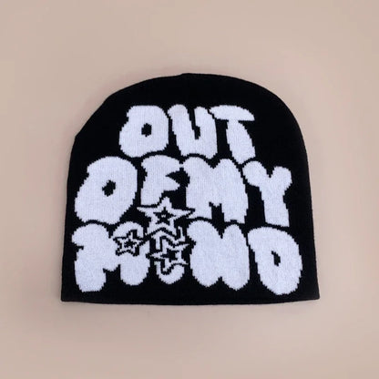 American Street Letter Jacquard Knitted Hats