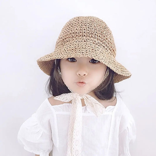 Fashion Princess Casual Beach Hat Lace Hat Panama Cap Straw Cap
