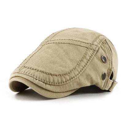 Top Level Men's Berets Hats Casual Cotton Newsboy Caps