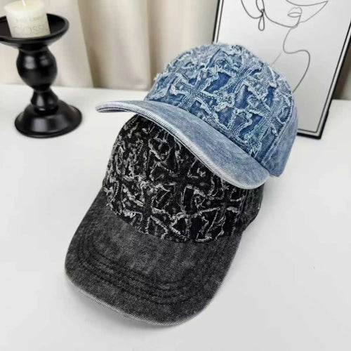 Trendy & Cool Distressed Denim Baseball Cap