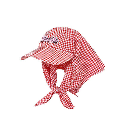 Women's Sunshade Hats Outdoor Beach Head Scarfs