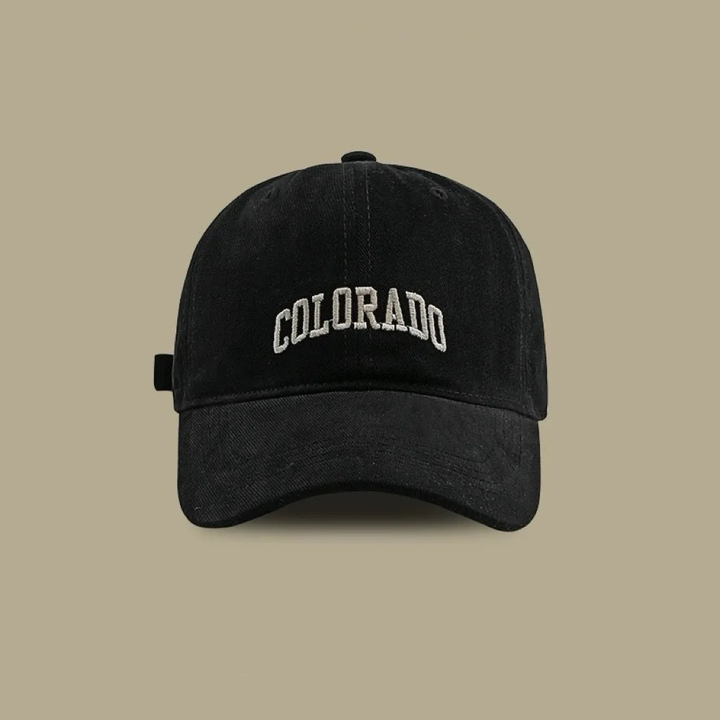 New Colorado Letter Embroidered Baseball Hat Adjustable