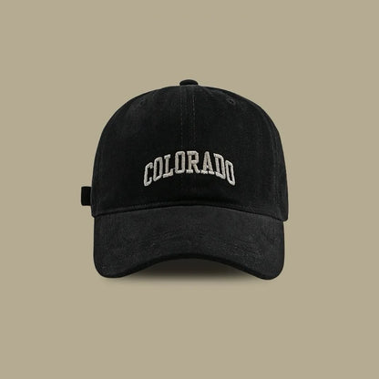 New Colorado Letter Embroidered Baseball Hat Adjustable