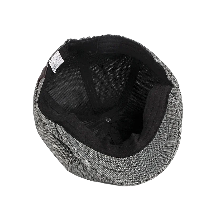Adjustable Flat Cap Beret Irish Hats Newsboy Cap For Male Cabbie Hunting Cap