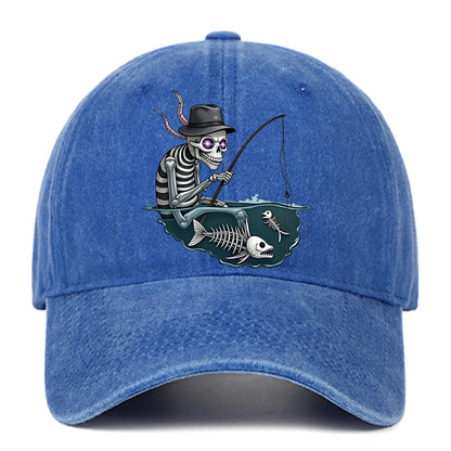 Personalized Skull Print Baseball Cap For Men And Women