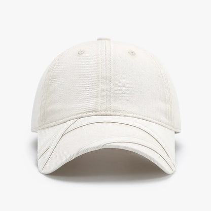 Japanese Retro Washed Distressed Denim Baseball Cap