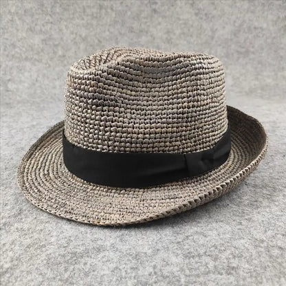 High Quality Raffia Straw Hat Woman Beach Fashion Sun Cap