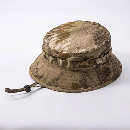 Custom Printed Logo Camouflage Bucket Hat