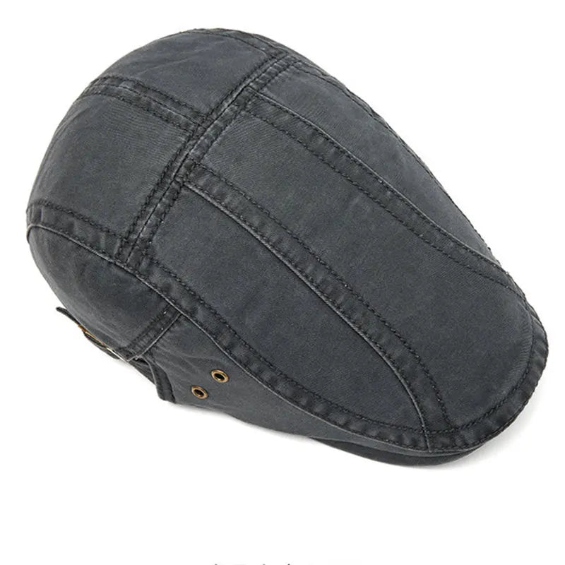 Four Seasons Cotton Print Newsboy Caps Flat Cap