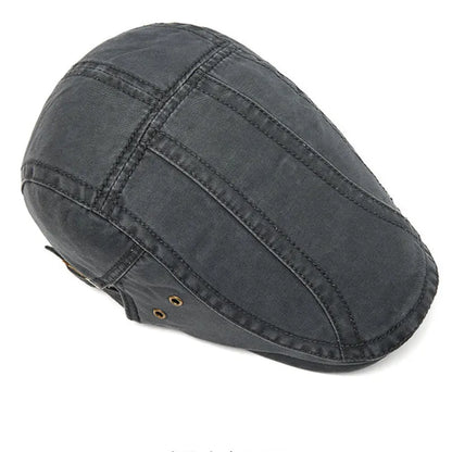 Four Seasons Cotton Print Newsboy Caps Flat Cap