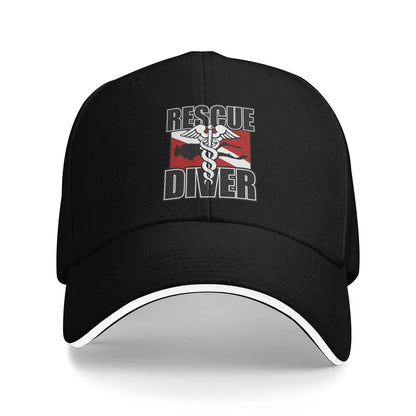 Custom Punk Unisex Rescue Diver Baseball Cap