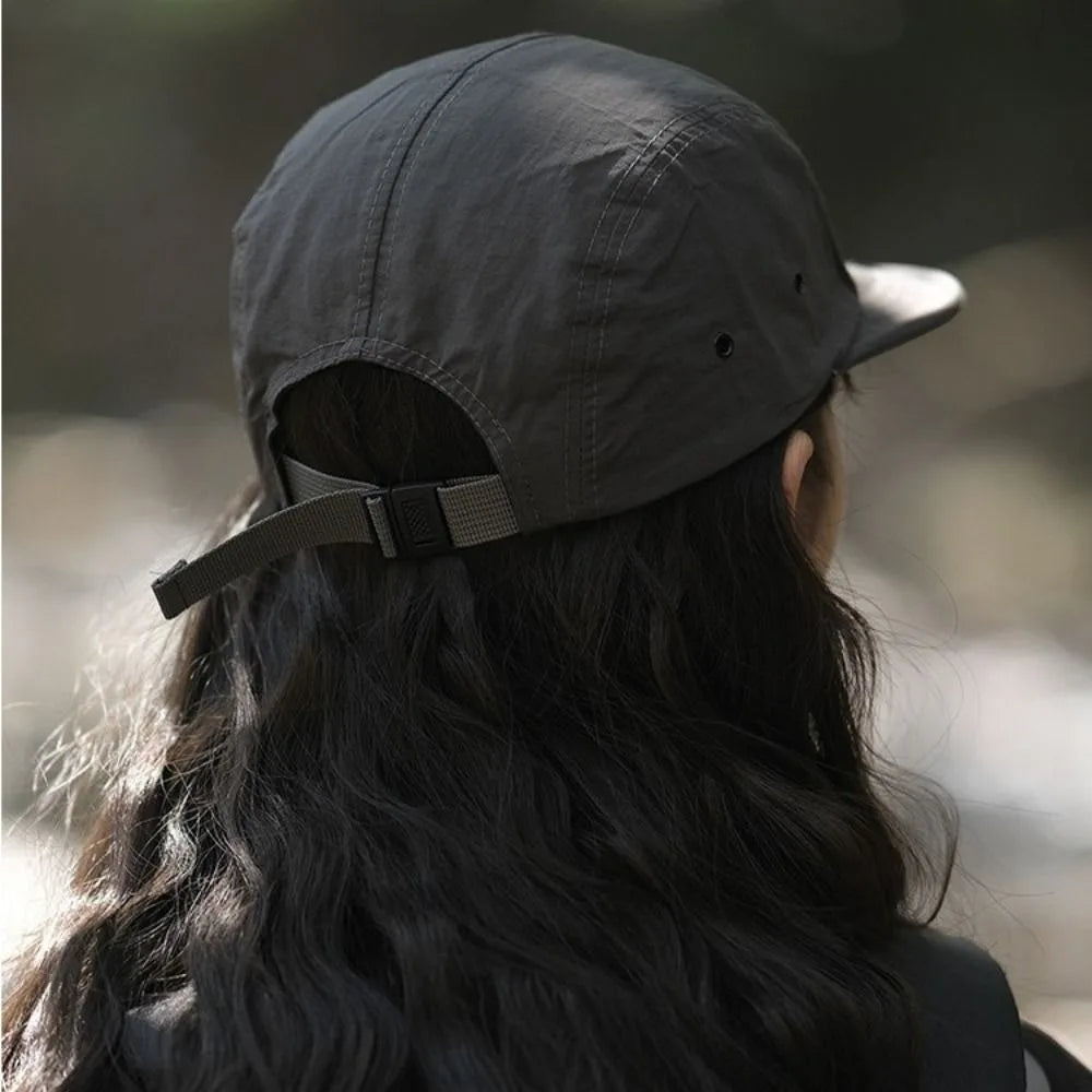 Casual Short Brim Duckbill Cap Quick-Dry Adjustable Sun Hat