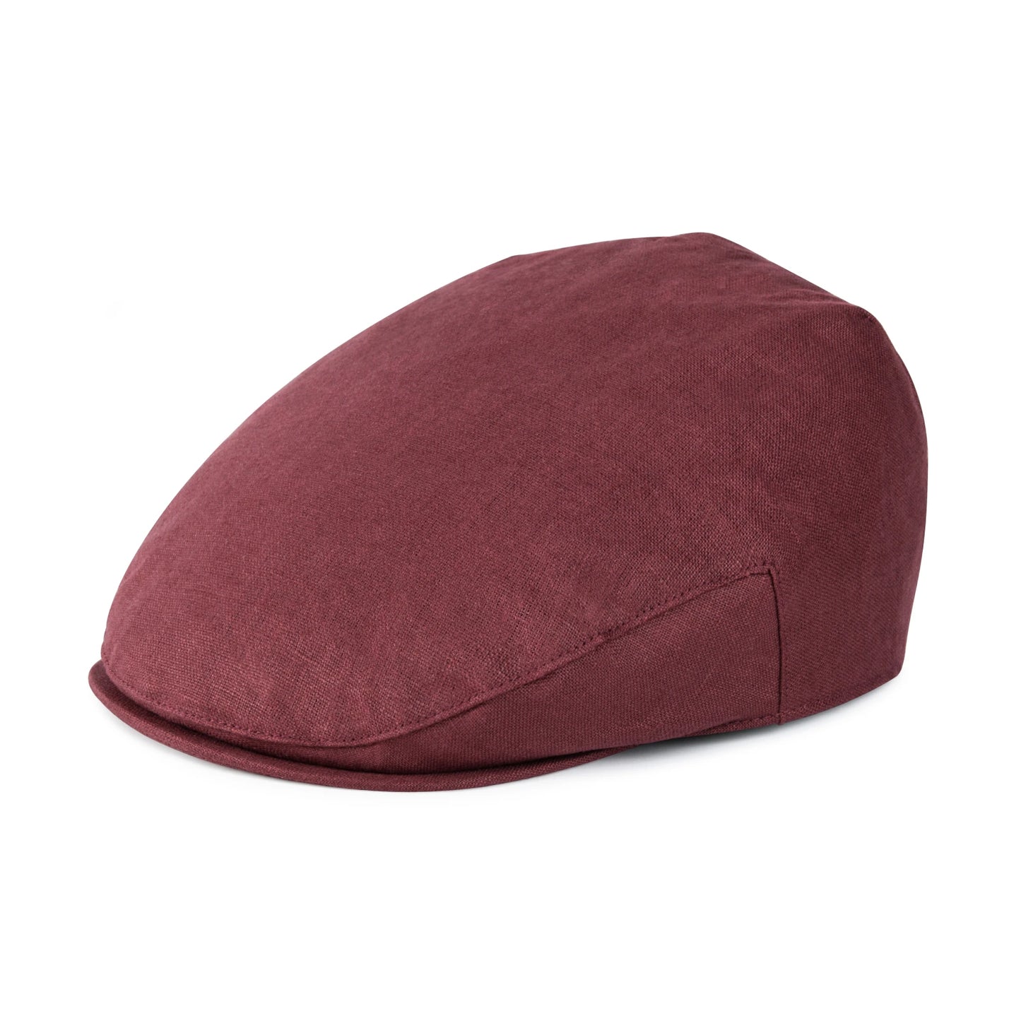 Linen Flat Cap For Men Women Herringbone Linen Newsboy Cap
