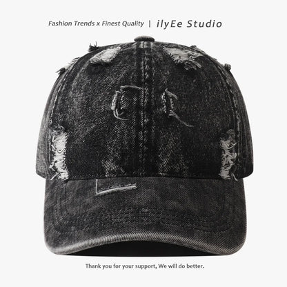 New Designer Washed Distressed Cowboy Baseball Cap