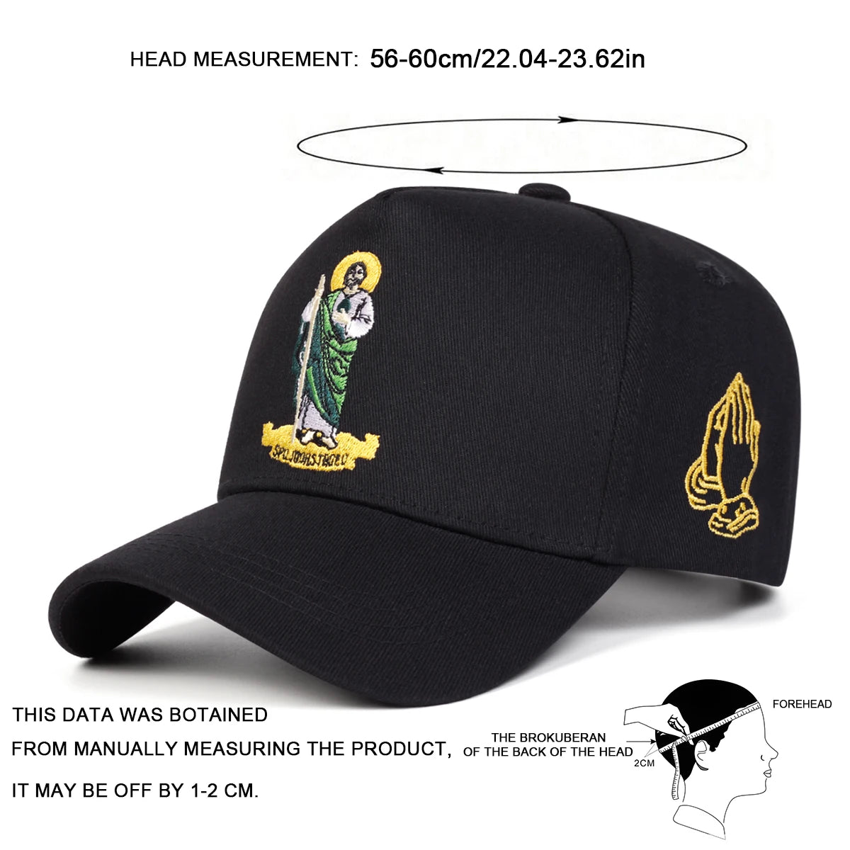 Unisex Personality Embroidery Baseball Caps Outdoor Adjustable Casual Hats Sunscreen Hat Sports Cap