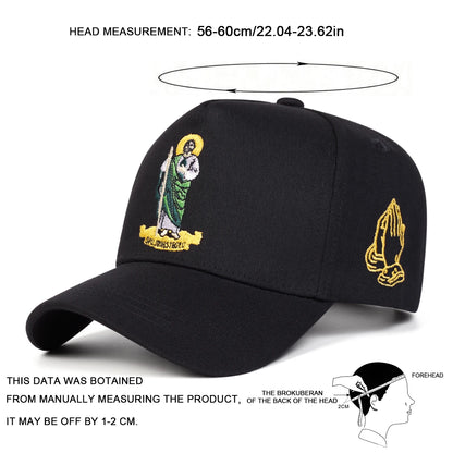 Unisex Personality Embroidery Baseball Caps Outdoor Adjustable Casual Hats Sunscreen Hat Sports Cap