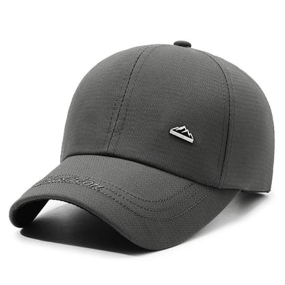 Men Solid Color Cap Outdoor Fashion Fishing Baseball Cap
