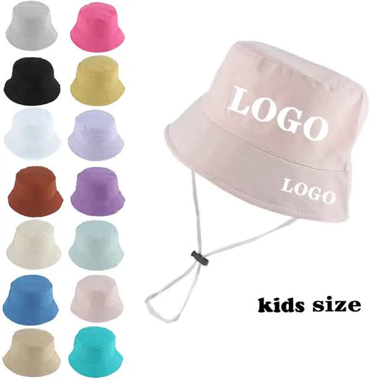 Breathable Fisherman Hat Custom Logo Embroidery Child Hat
