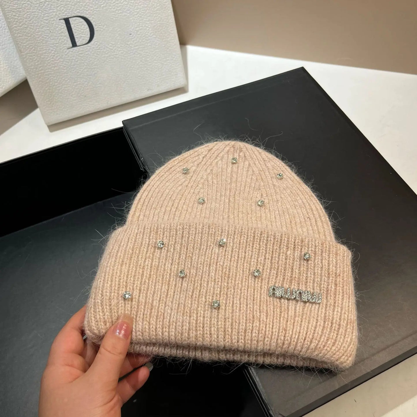 Knitted Hat For Winter Cold Warmth Ear Protection Hat For Women