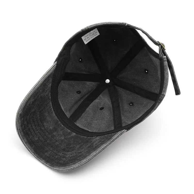 Four Seasons Cotton Love Embroidery Casquette Baseball Cap