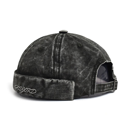 Four Seasons Cotton Solid Docker Cap Brimless Hat Beanie Hats