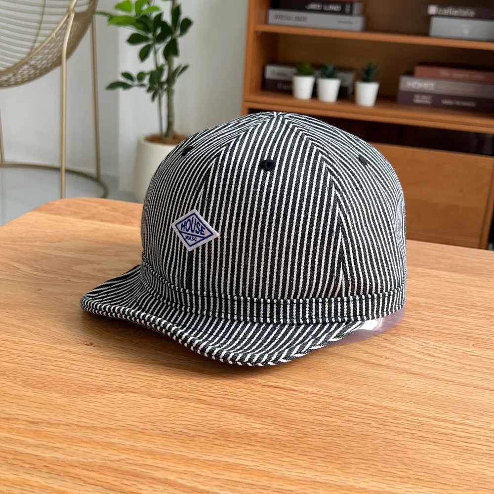 Striped Hip-Hop Short Brim Couple's Baseball Cap