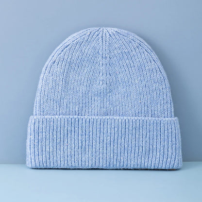 Women’s Cuffed Ribbed Knit Beanie Hat, Speckled Glitter Decorative Winter Hat