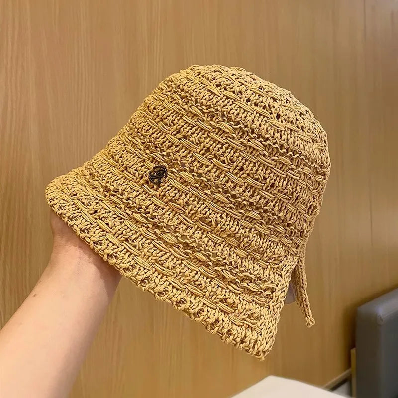 Summer Women's Sun Hat  Korean Fashion Bucket Hat