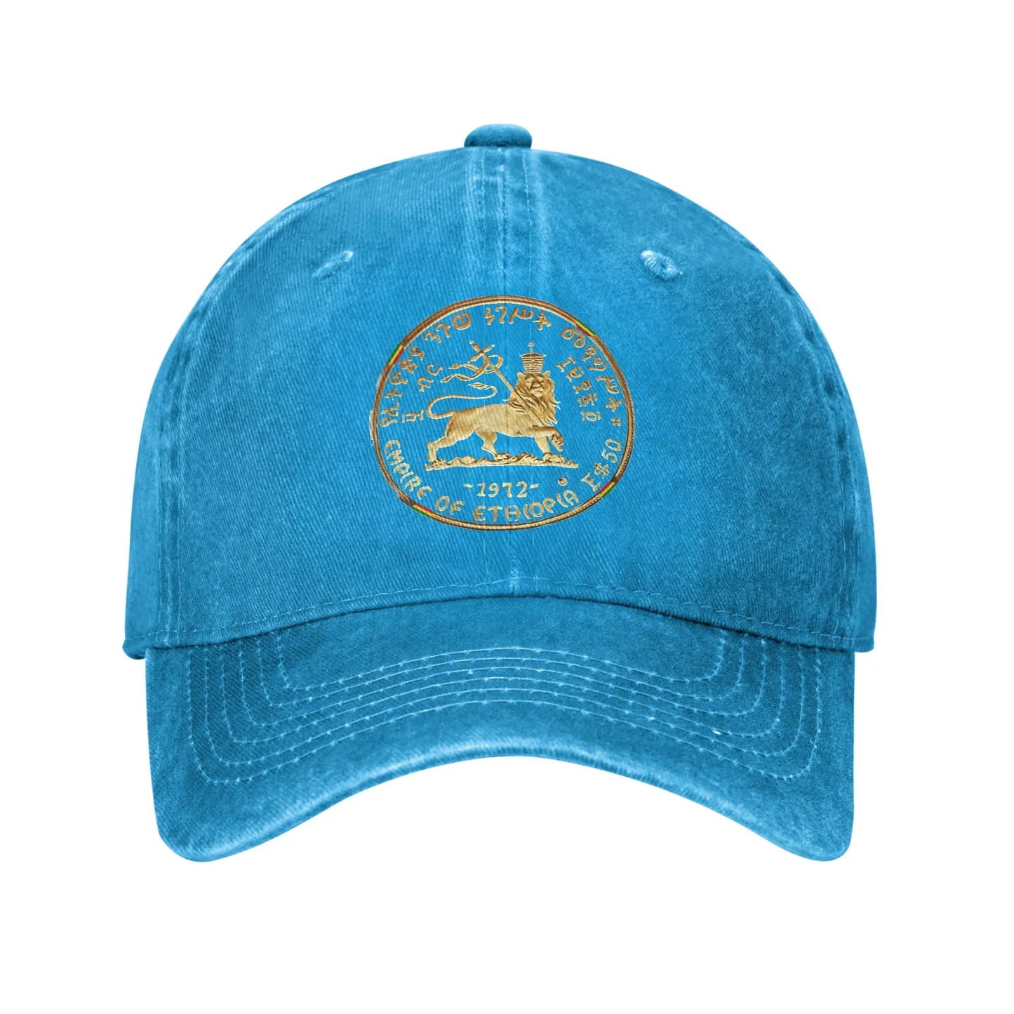 Moa Anbessa Haile Selassie Ras Taferian Ethiopia Washed Baseball Cap