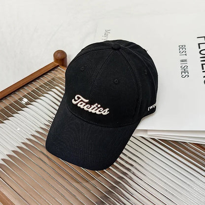 Unisex Baseball Cap Autumn Fashion Embroidery Letter Couple Sun Hat Trendy Outdoor Sports