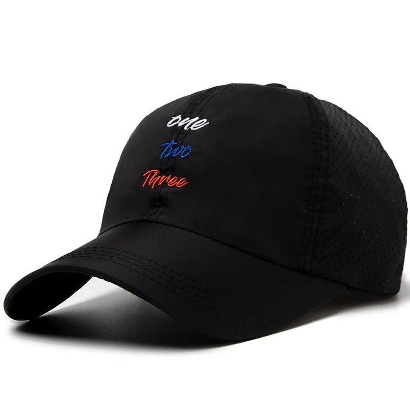 Unisex simple Letter Embroidery Baseball Cap Spring and Summer