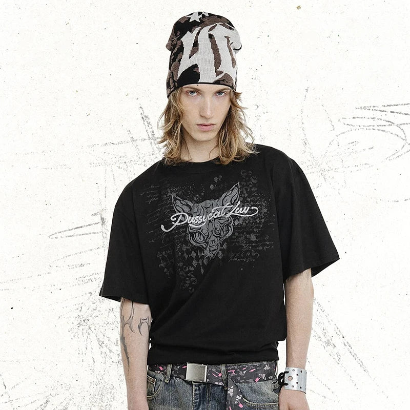 Women Beanies 404 Graphic Jacquard Knit Hats