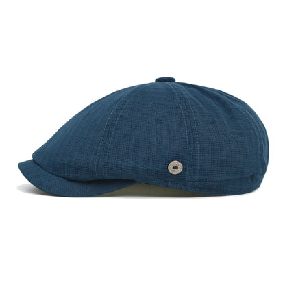 Spring Summer Breathable Mesh Newsboy Caps Men Woman