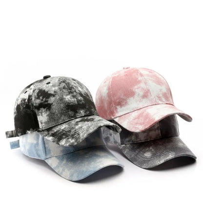 Personalized Street Tie Dye, Trendy Baseball Caps