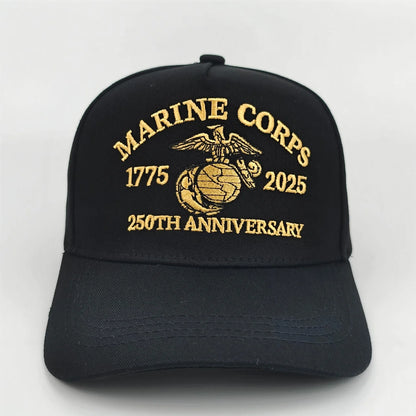 U.S. Marine Corps 250th Anniversary Official Baseball Cap - Knitted with 1775 - 2025
