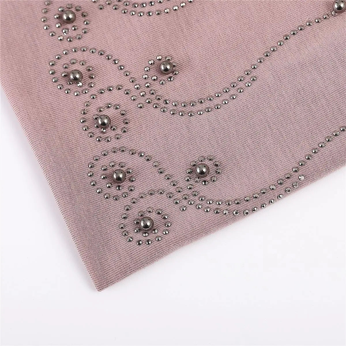 Women's New Double-Layer Cotton Bead Pullover Hat