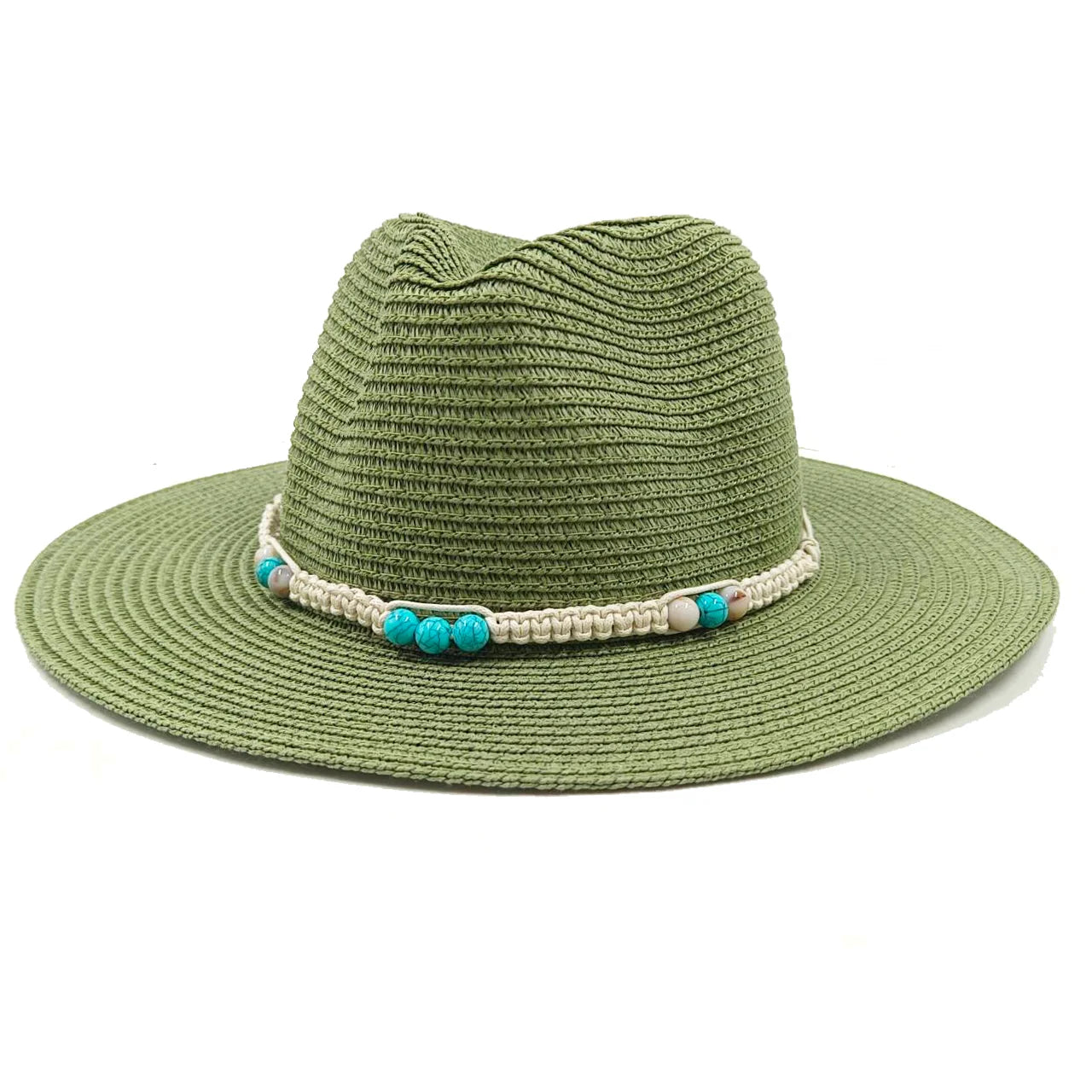 Jazz Straw Hat Men's And Women's Hat Sun Hat Outdoor Anti-UV