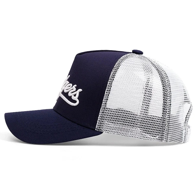 Simple Creative Letter Embroidery Breathable Baseball Caps Outdoor Adjustable Casual Hat Sunscreen Hat