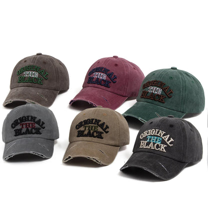 Vintage Baseball Cap Men Women Letter Embroidery Snapback Caps For Daily Casual