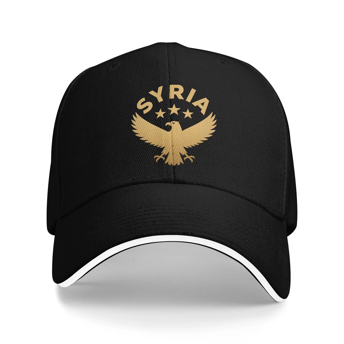 Syria Eagle Syrian Flag Logo Baseball Caps Hip Hop  Sandwich Caps Men Women