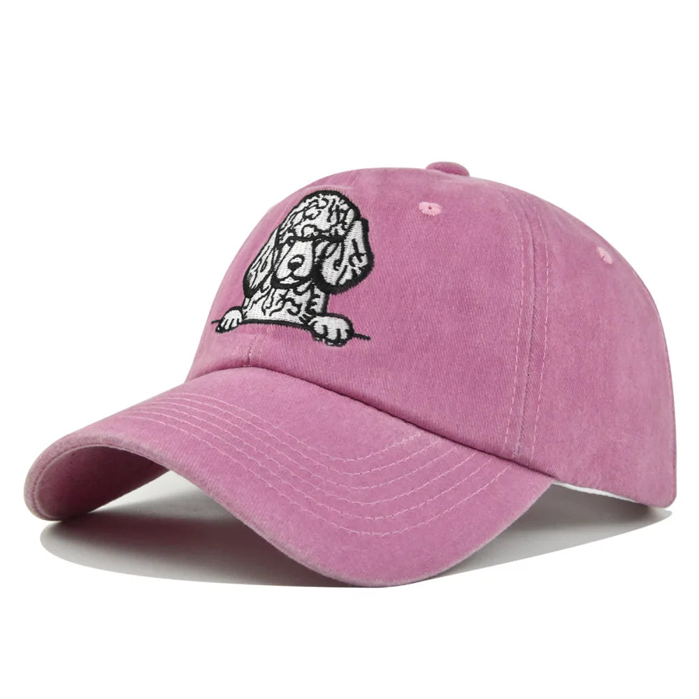 2026 Spring Summer Men Women Baseball Cap Dog Animals Embroidery Snapback Hats