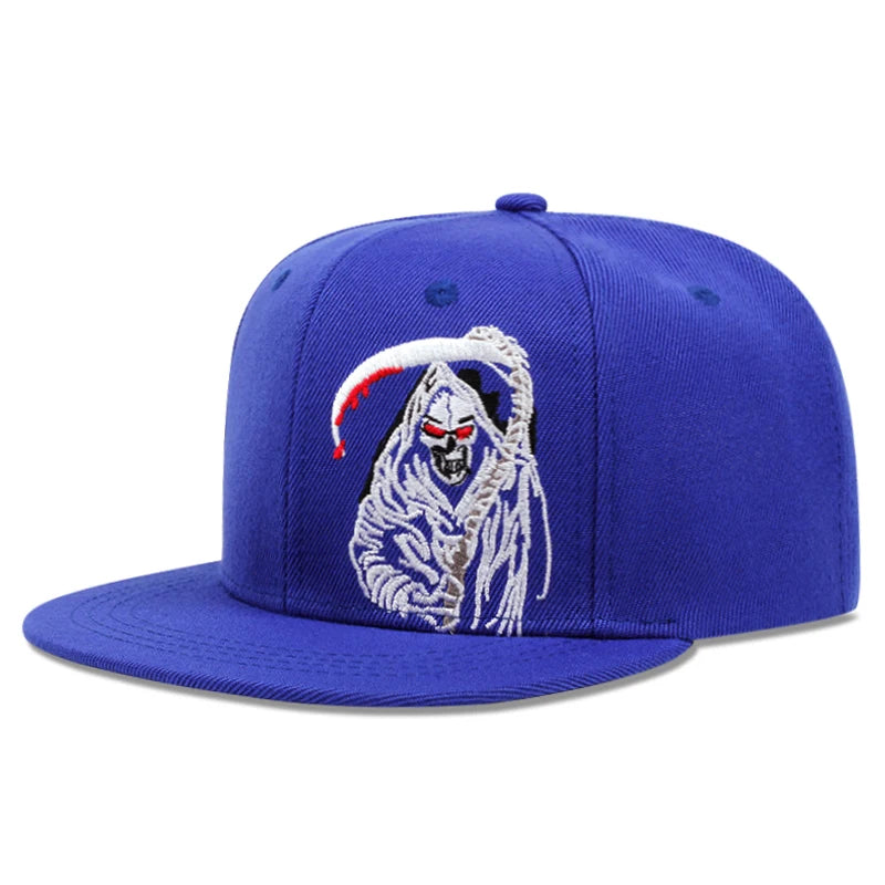 Baseball Hat Reaper Scythe Embroidered Hip Hop
