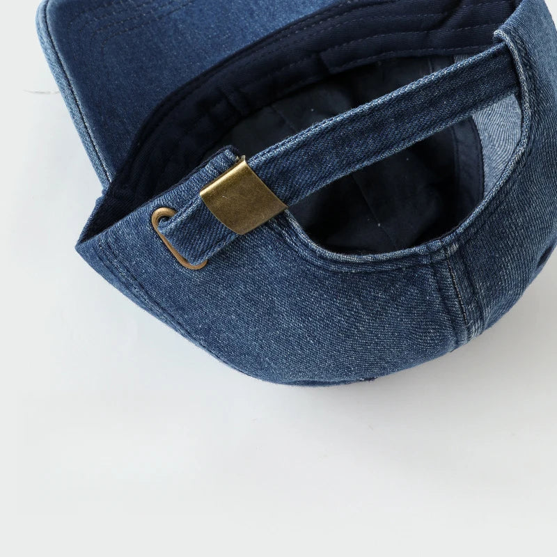 Korean Style Letter Embroidered Baseball Cap
