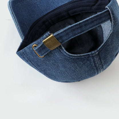 Korean Style Letter Embroidered Baseball Cap