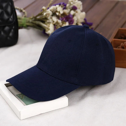 Fashion Retro Solid Color Men and Women Universal Baseball Cap