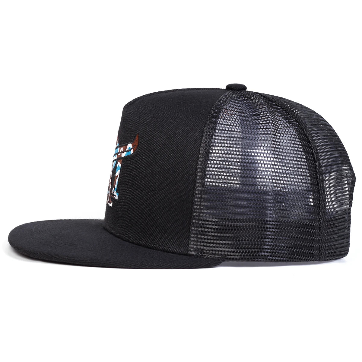 Unisex RT Letter Embroidery Hip-hop Net Hats Spring Summer
