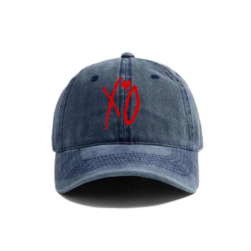 XO The Weeknd Baseball Cap Distressed Hats Cap Men