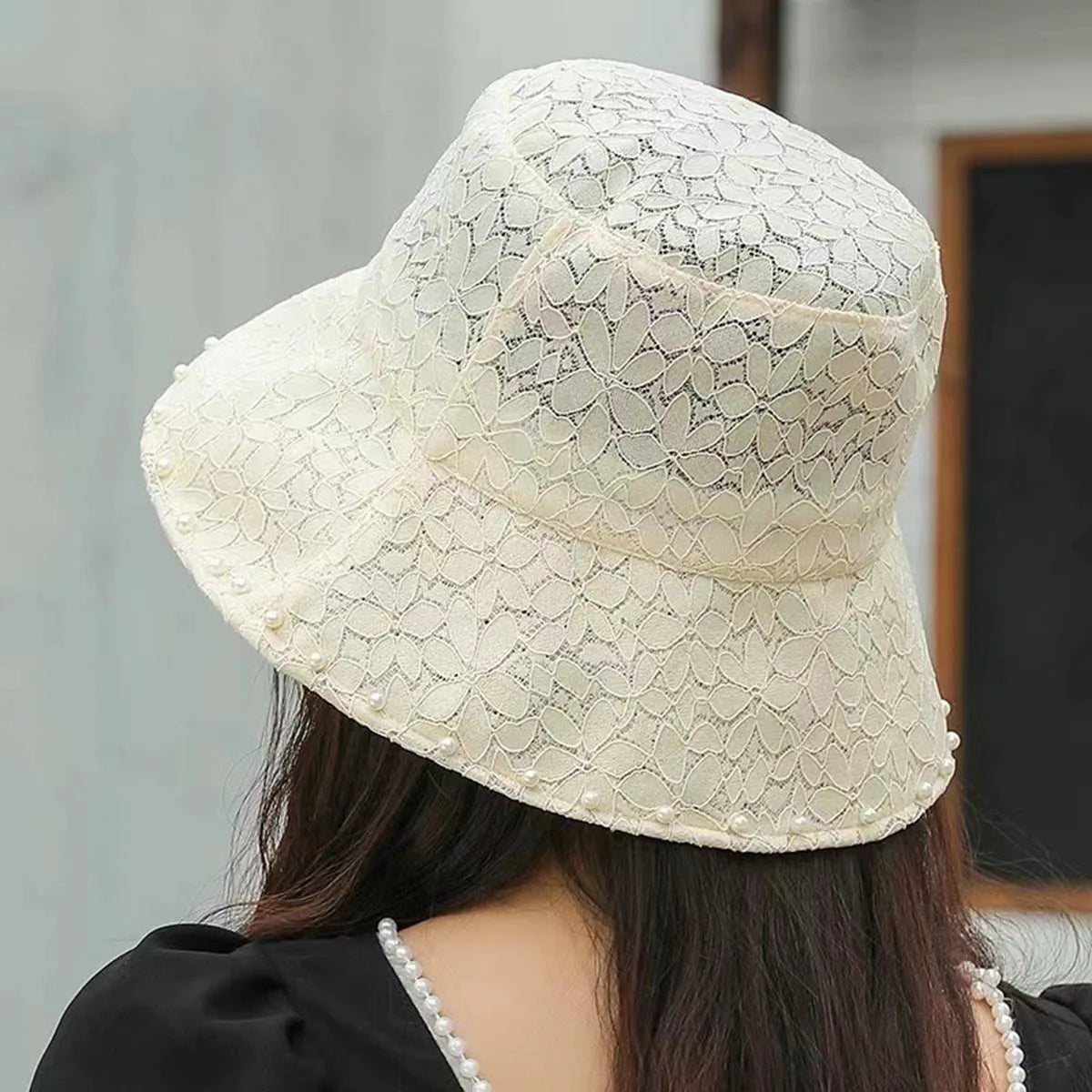 New Fashion Lace Women Fisherman Hat Casual Outdoor