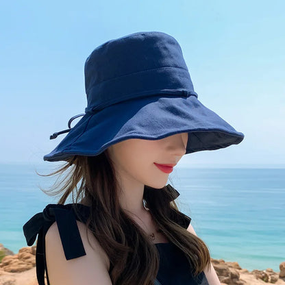 Women Tie Bow Fisherman Hat