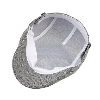 Men's Flat Hat Summer Tweed Peaky Blinders Beret Hat